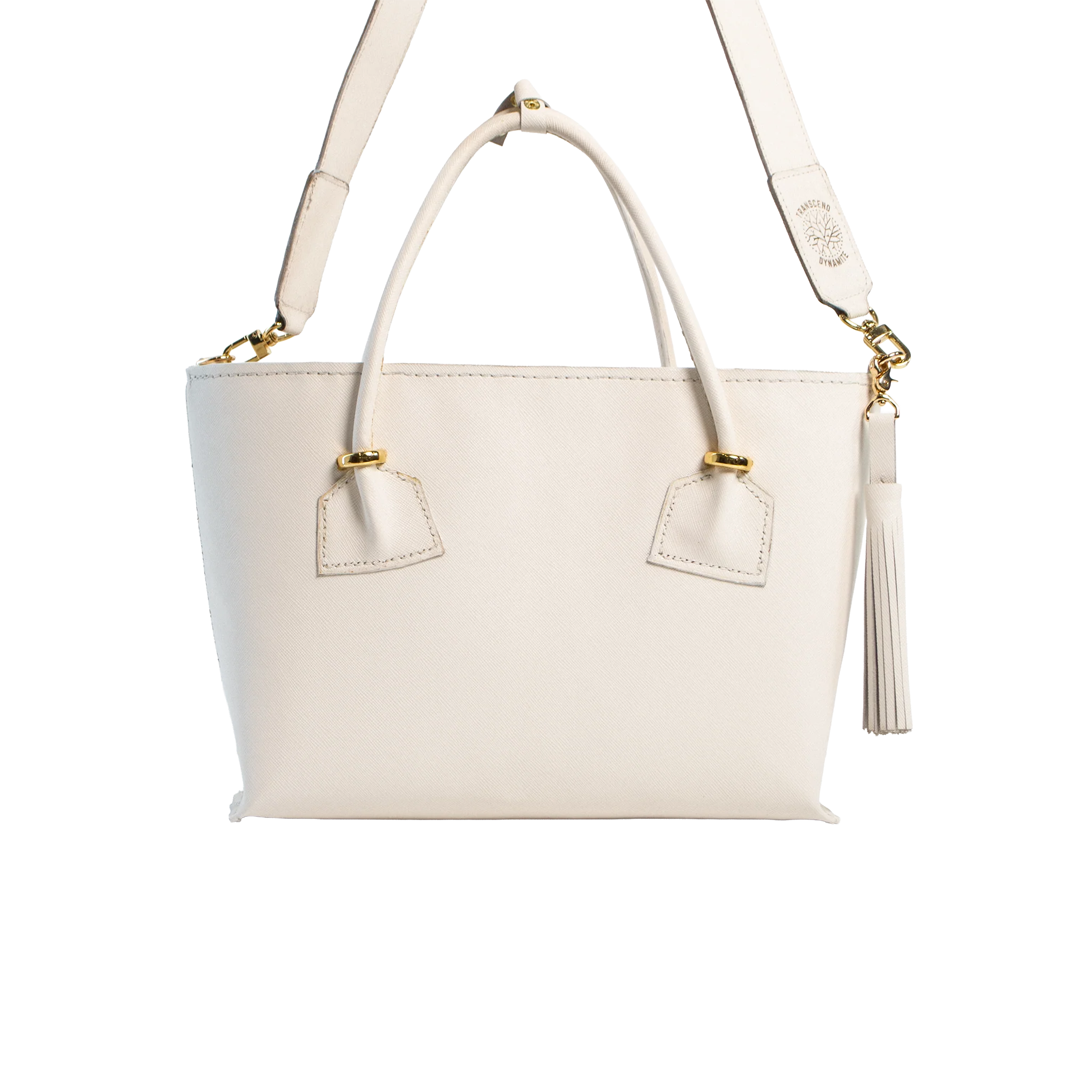 Atelier Premium Business Leather Tote - White | Luxury Handbag | Transcend Dynamite - Image 3