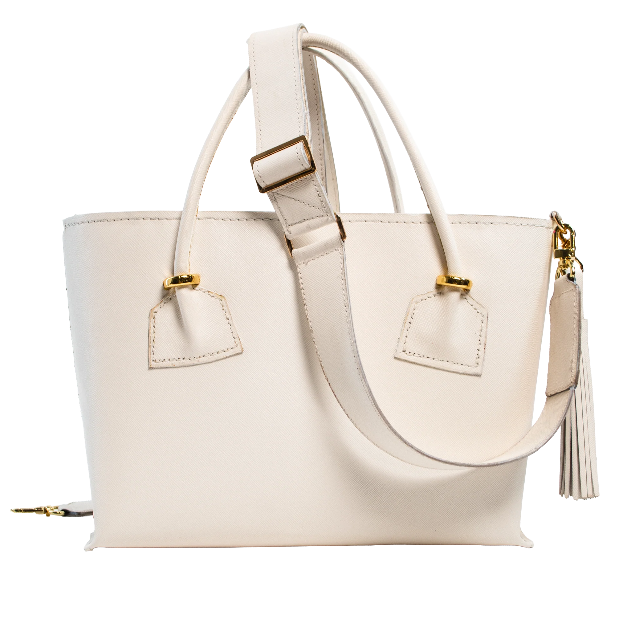 Atelier Premium Business Leather Tote - White | Luxury Handbag | Transcend Dynamite - Image 7