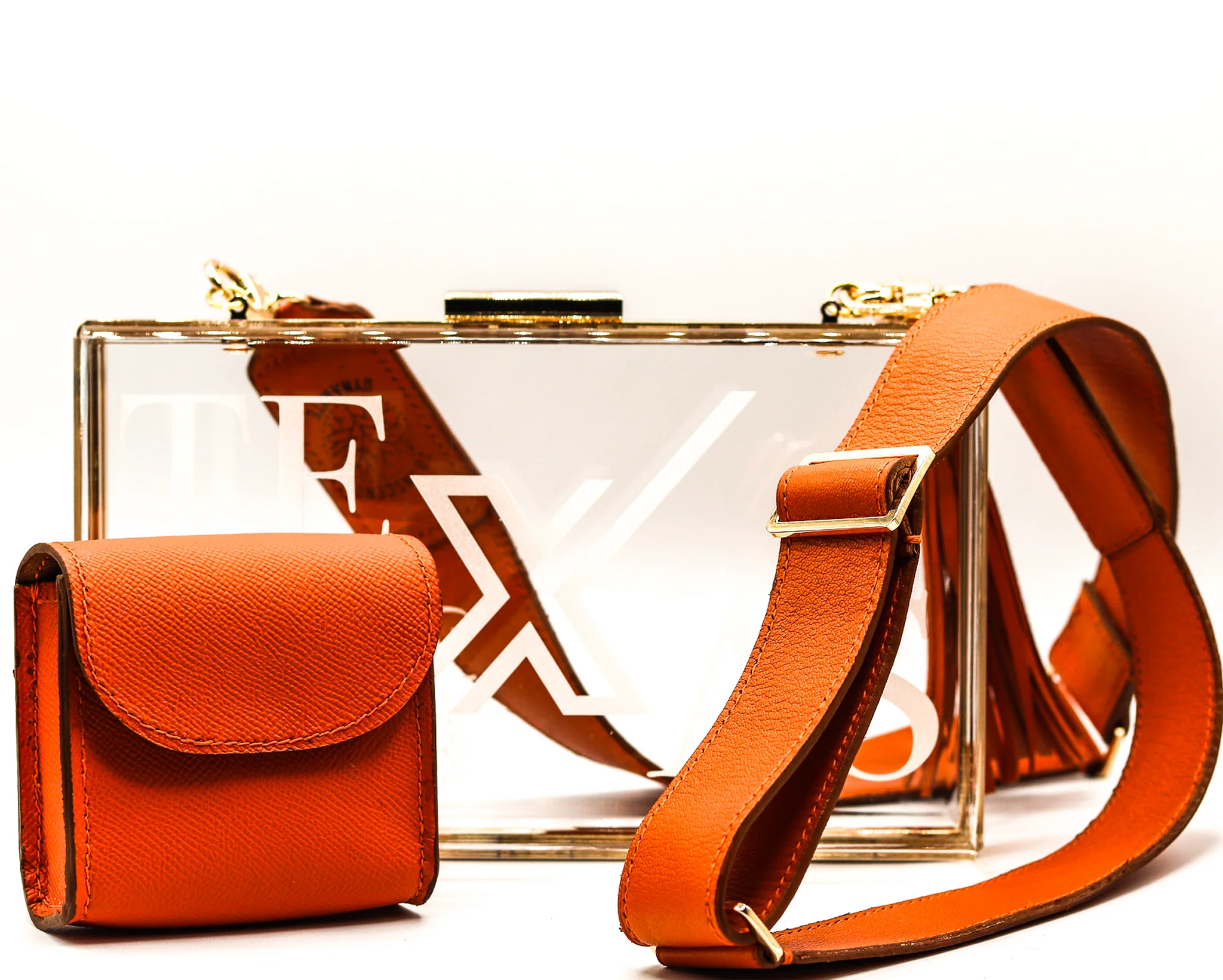 Texas Clear Bag | Stadium-Approved Luxury Clutch | GameChanger Collection - Image 4