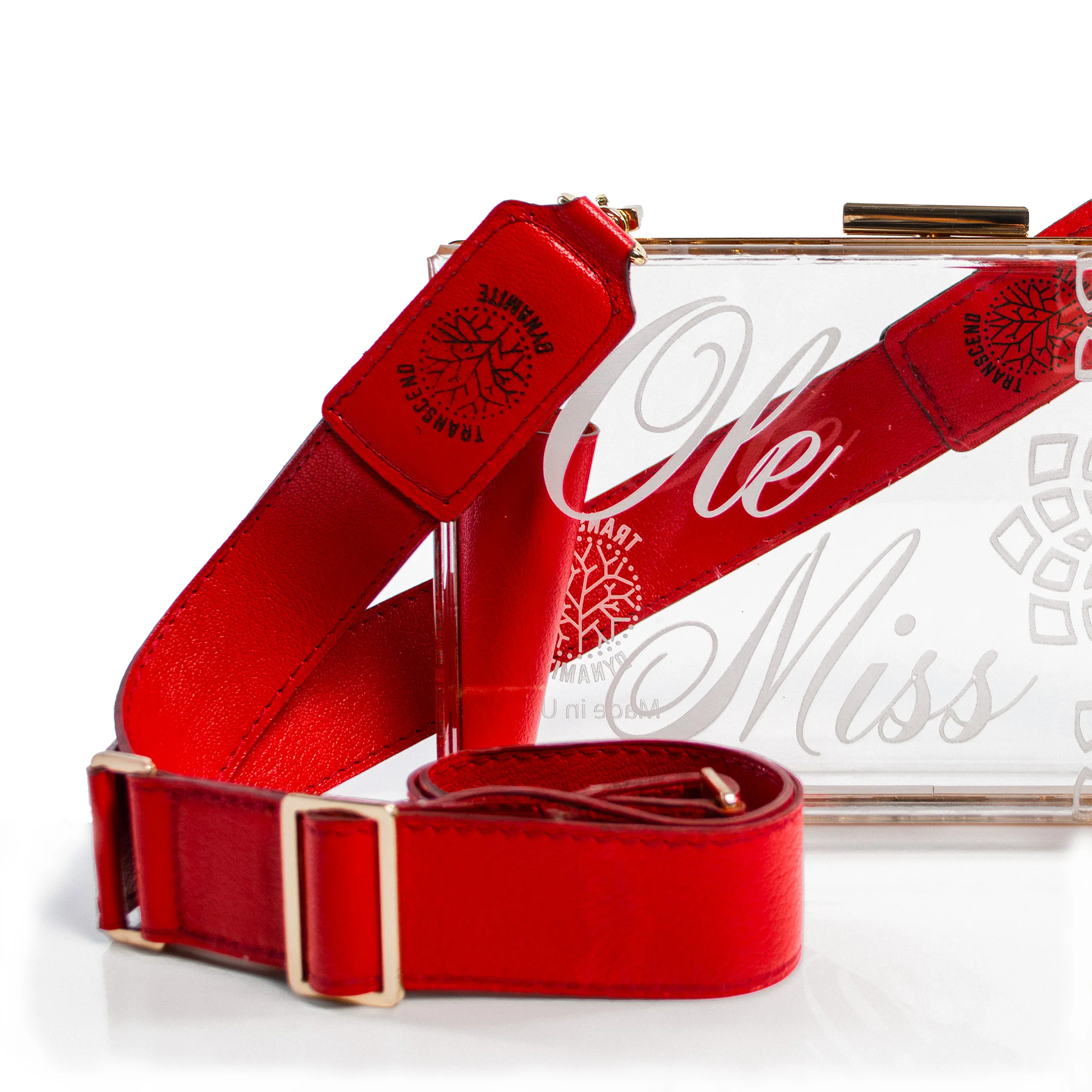 Ole Miss Clear Bag | Stadium-Approved Luxury Clutch | GameChanger Collection - Image 4