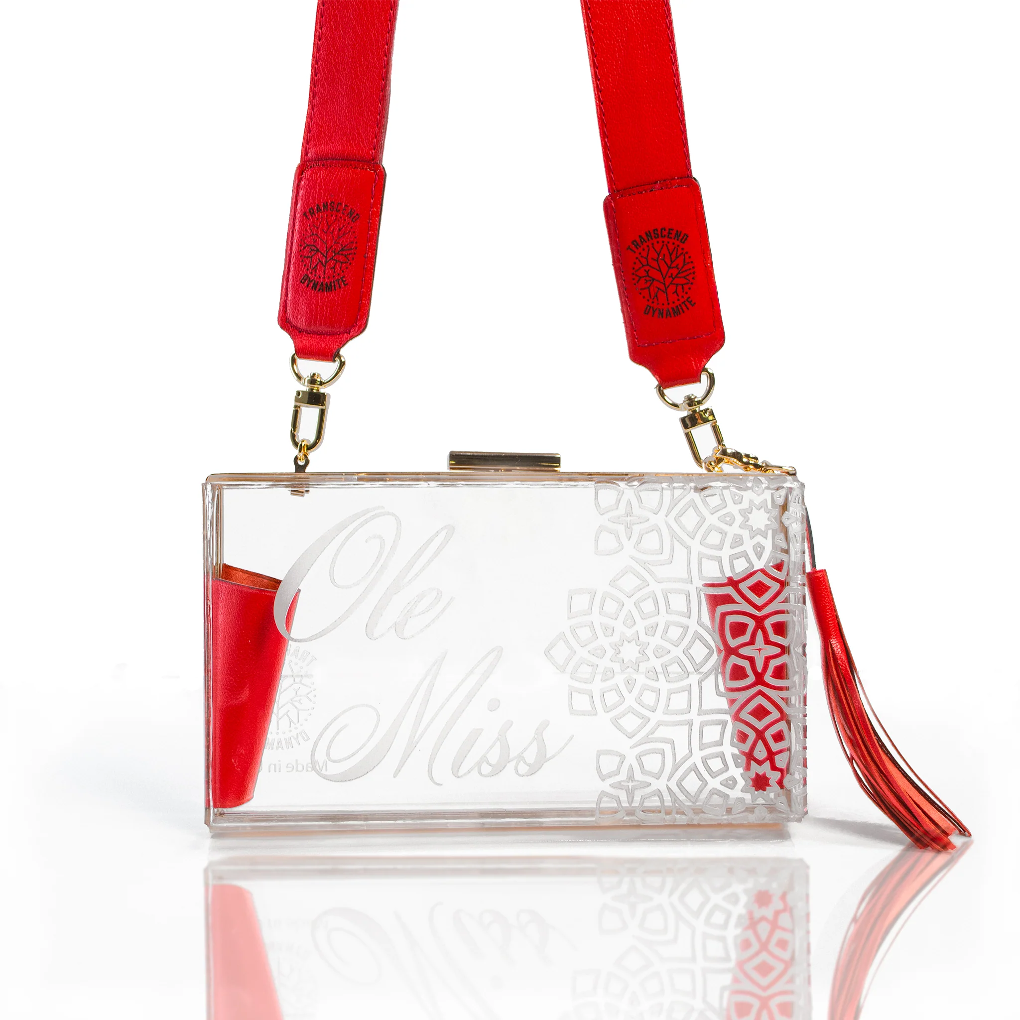Ole Miss Clear Bag | Stadium-Approved Luxury Clutch | GameChanger Collection - Image 6