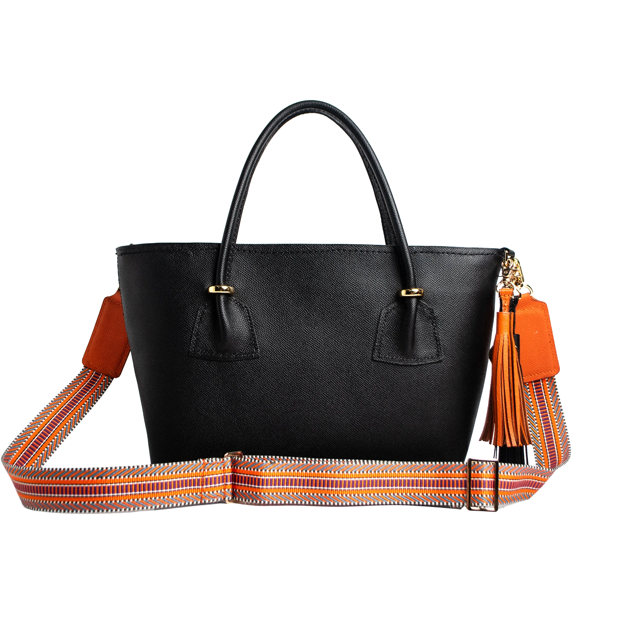 Elite Designer Strap - Luxury Interchangeable Bag Strap | Orange & Blue - Image 4
