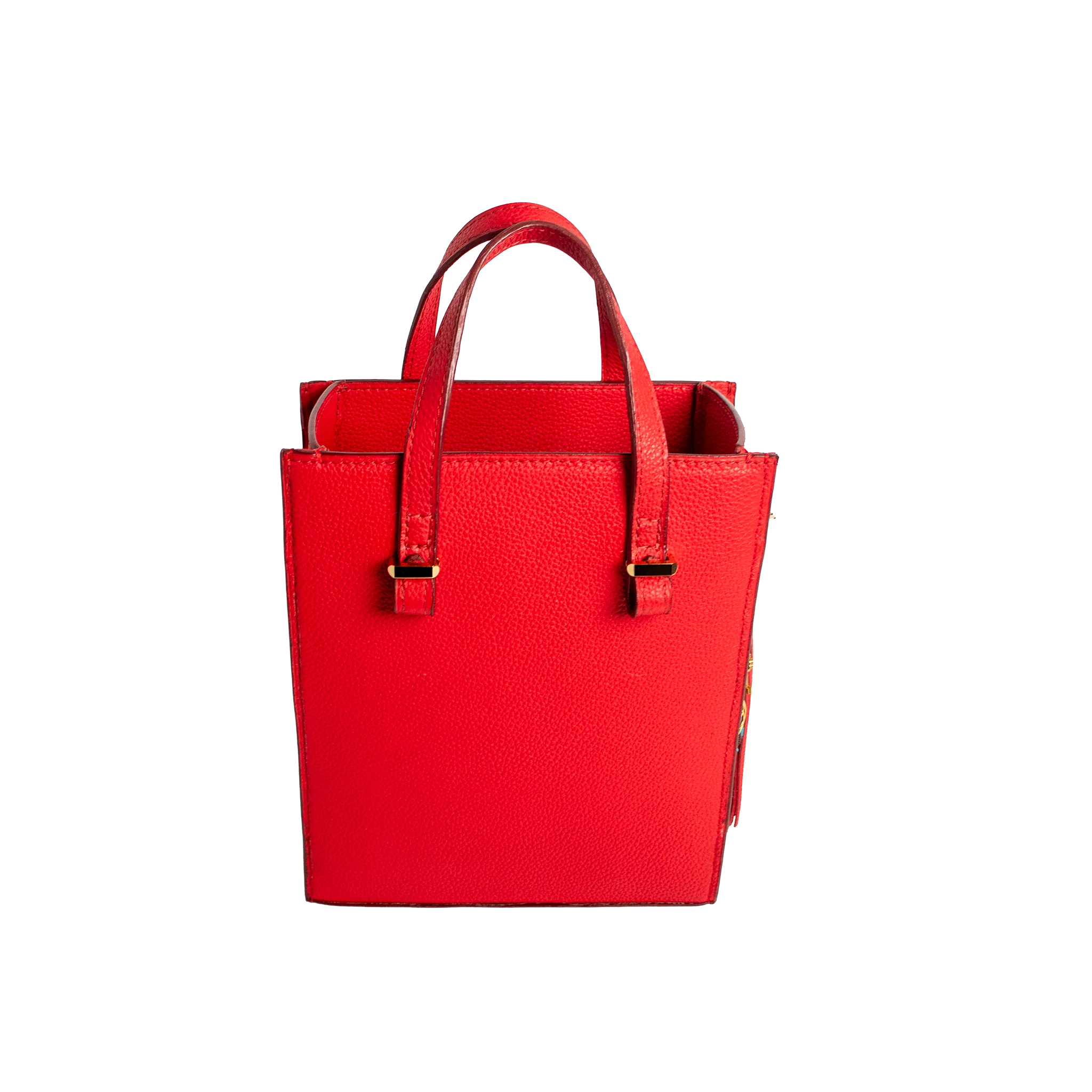 Zenite Ruby Contemporary Luxury Handbag - Red Togo Leather | Handcrafted USA - Image 6