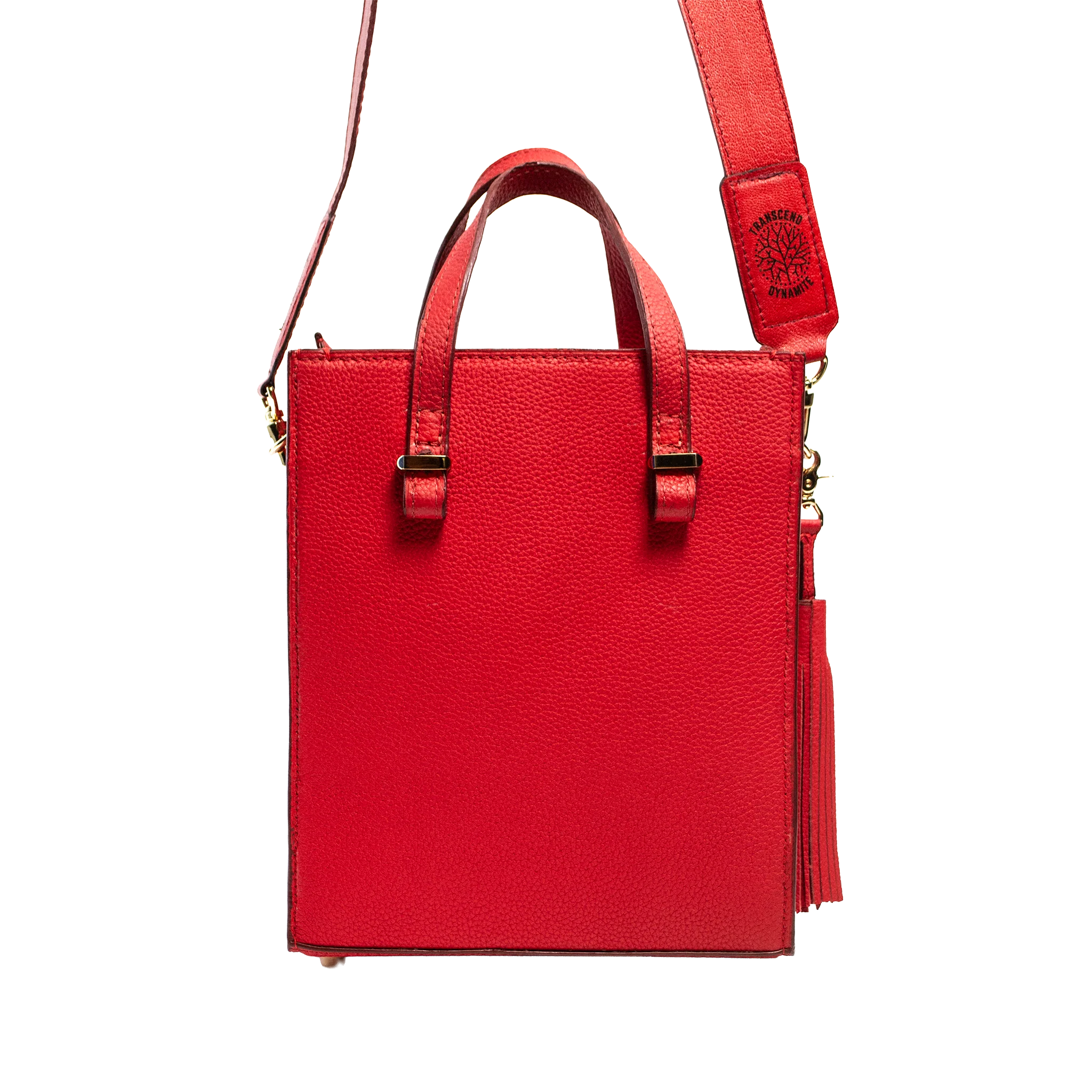Zenite Ruby Contemporary Luxury Handbag - Red Togo Leather | Handcrafted USA - Image 7