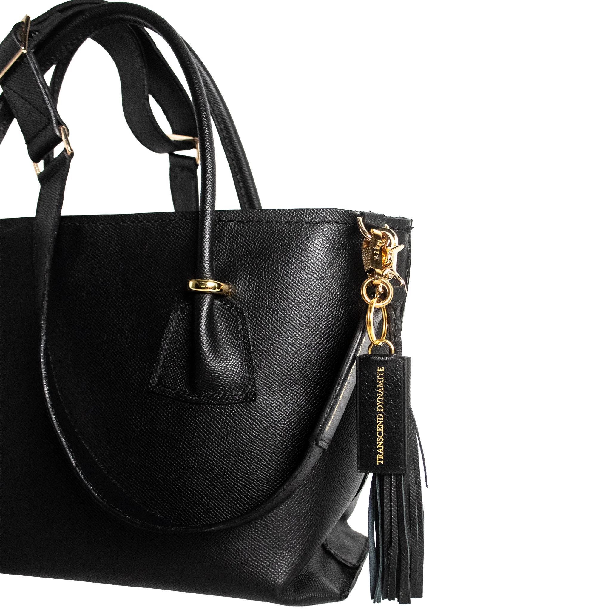 Atelier Premium Business Leather Tote - Black | Luxury Handbag | Transcend Dynamite - Image 6