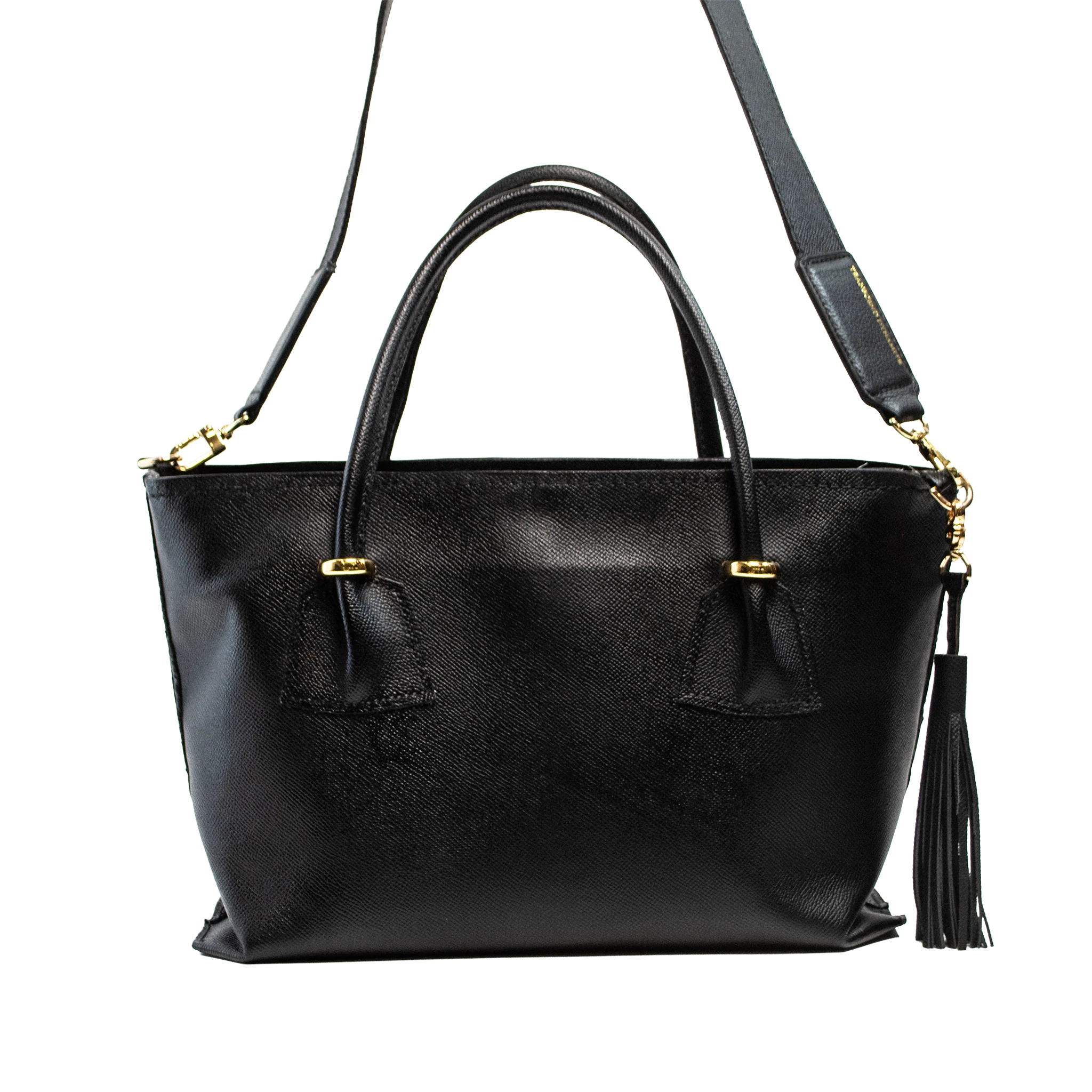 Atelier Premium Business Leather Tote - Black | Luxury Handbag | Transcend Dynamite - Image 9